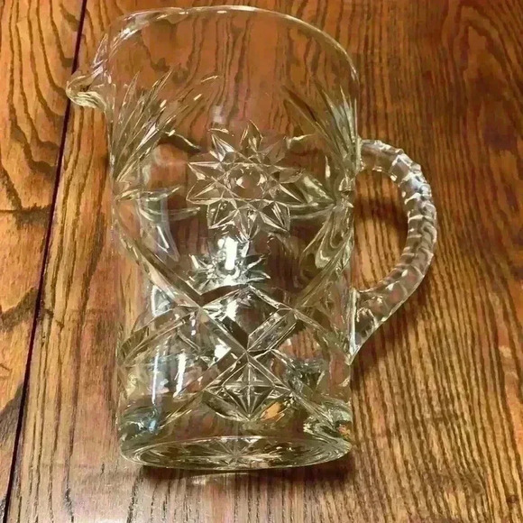 Anchor Hocking Water/Tea Pitcher Rope Handle Vintage - Picture 2 of 4